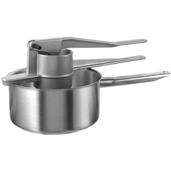 Пресс для картофеля;алюм.литой;D=85,H=90,L=410,B=100мм;металлич. 