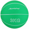 Медицинбол ONLYTOP, 3 кг, цвет зелёный