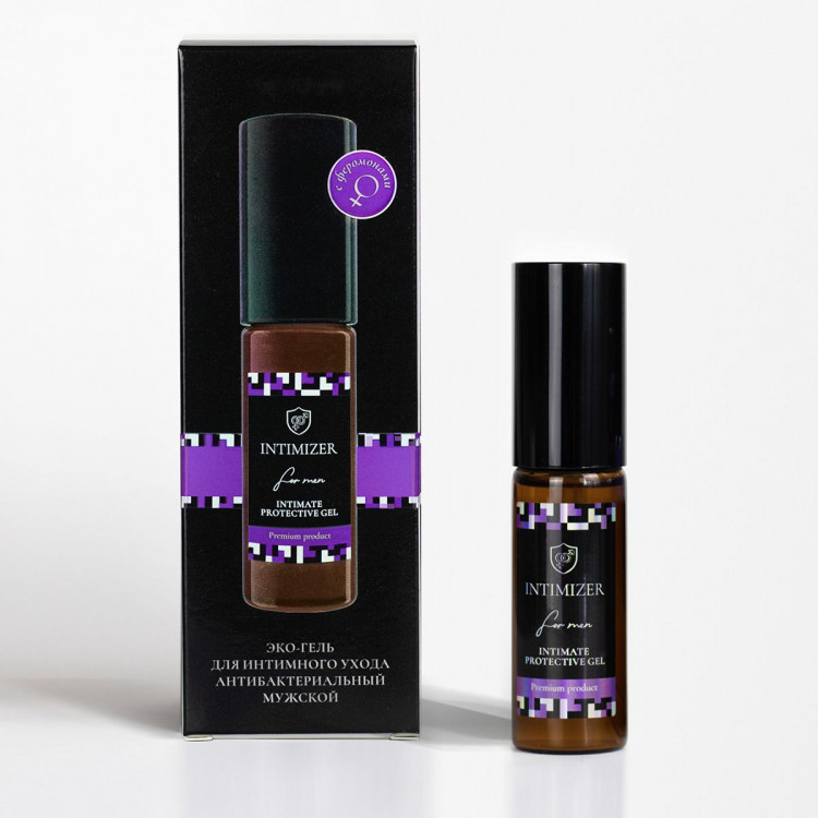 Мужской антибактериальный эко-гель для интимного ухода Intimizer - 20 мл. 
