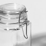 Стеклянная банка для сыпучих продуктов с бугельным замком «Квадрат» (300 мл.)