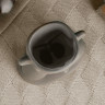Серое кашпо «Голова юноши» (0,7 л.)
