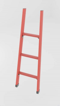 ЛСПД-1,5 односекционная диэлектрическая стеклопластиковая лестница h=1400мм, ступ.3