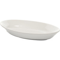 Селедочница «Кашуб-хел»;фарфор;,H=3,L=21,B=14см;белый