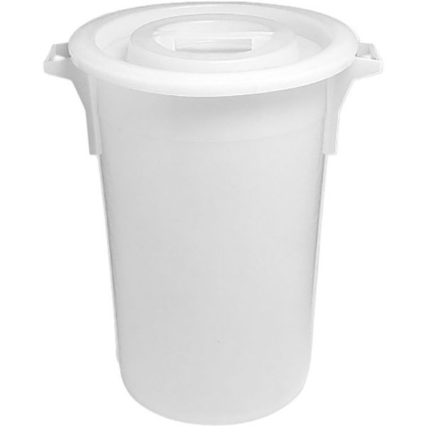 Контейнер для продуктов;полиэтилен;45л;D=42,H=42,L=48,B=42см;белый 