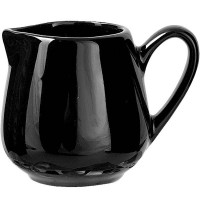 Молочник «Кунстверк»;фарфор;90мл;D=40,H=60,L=85,B=40мм;черный