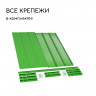 Зеленая оцинкованная грядка (200х100 см)