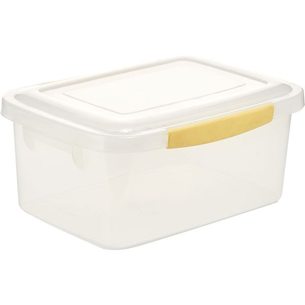 Контейнер для продуктов с крышкой  ;полипроп.;6л;,H=14,L=30,B=22см;прозр. 