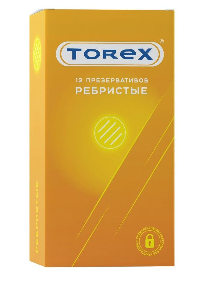 Текстурированные презервативы Torex  Ребристые  - 12 шт. 