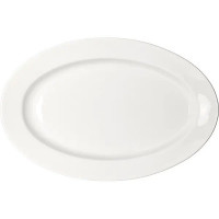 Белое овальное фарфоровое блюдо «Кунстверк»