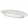 Белое овальное фарфоровое блюдо «Кунстверк»