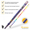 Мелки восковые 20 цветов Crown Art Story, выкручивающийся стержень, ПВХ, европодвес
