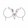 Пояс для чулок с гартерами и наклейкой Kiss Garterbelt & Dazzling Sticker