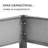 Оцинкованная шестиугольная клумба (длина 100 см)