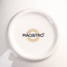 Миска фарфоровая фигурная Magistro La Perle, 300 мл, d=13 см, цвет белый