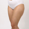 Высокие трусы-слипы с кружевной вставкой сзади