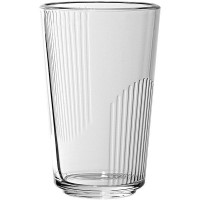 Ваза для цветов «Мурано Граффио»;стекло;D=13,H=20см;прозр.