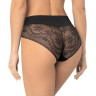 Трусики-макси с соблазнительными кружевными элементами
