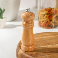 Мельница для специй Доляна «Дуновение леса», 15×4,5 см, керамический механизм, цвет светлое дерево Мельница для специй Доляна «Дуновение леса», 15×4,5 см, керамический механизм, цвет светлое дерево