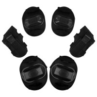 Защита роликовая ONLYTOP, р. S, цвет чёрный-