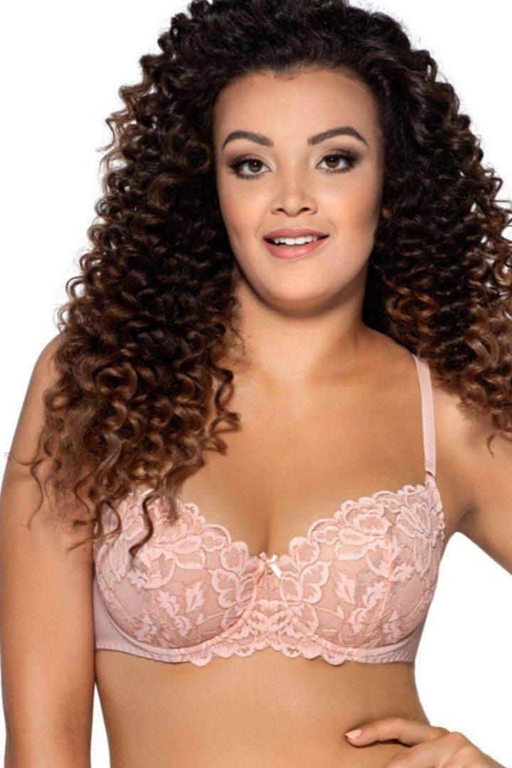 Бюстгальтер на косточках с мягкими чашками из нежного кружева 