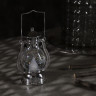 Светодиодная фигура «Серебристый фонарь» 8 × 13 × 7 см, пластик, батарейки AG13х3 (в комплекте), свечение тёплое белое