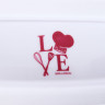 Подставка для торта вращающаяся Love, d=27,5, цвет белый