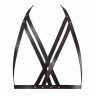 Черная упряжь Halter Bra Harness