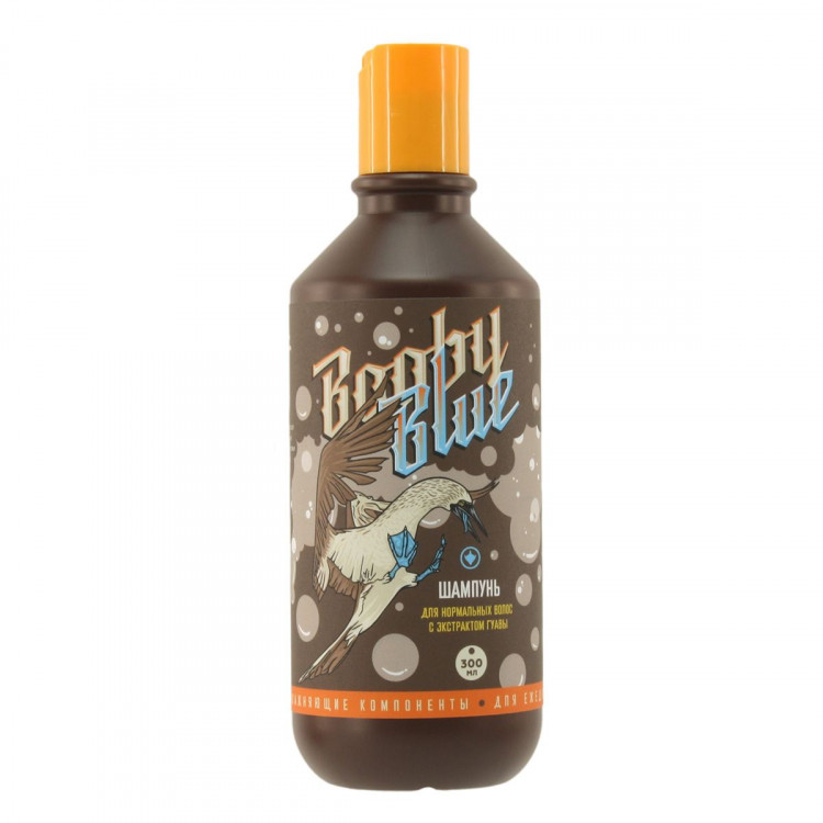 Шампунь для нормальных волос Booby Blue - 300 мл. 