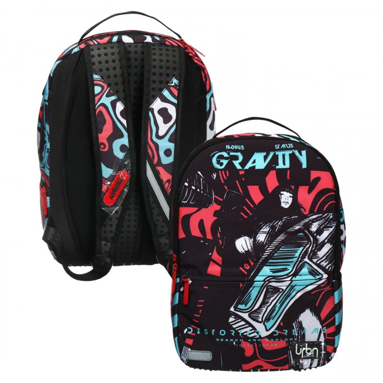 Рюкзак молодежный 39 х 30 х 17, эргономичная спинка, deVENTE Label 19L, + usb Gravity 7032438 