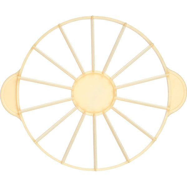 Делитель для торта на 14 кусков;пластик;D=260,H=25,L=330мм;желт. 