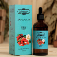 Эфирное масло с ароматом личи и розы - 100 мл.