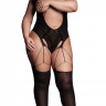 Эффектный боди-комбинезон Elara VII Bodystocking with Open Cups