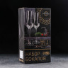 Набор бокалов для шампанского стеклянный Magistro «Дарио», 180 мл, 7×27,5 см, 2 шт, цвет золотой