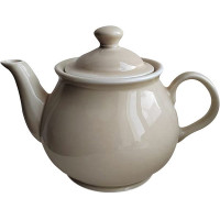 Чайник заварочный «Акварель» Классик;фарфор;0,6л;D=11,7/19,H=13см;бежев.
