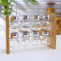 Набор для специй из стекла на подставке «Эко», 8 предметов: 100 мл Набор для специй из стекла на подставке «Эко», 8 предметов: 100 мл