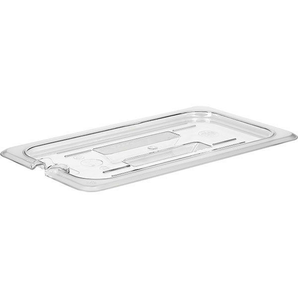 Крышка для гастроемкости GN 1/3 с вырезом для ложки;поликарбонат;,L=32,5,B=17,6см;прозр. 