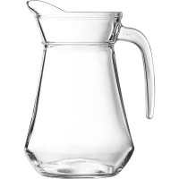 Кувшин;стекло;1л;D=90,H=190,L=150,B=4мм;прозр.