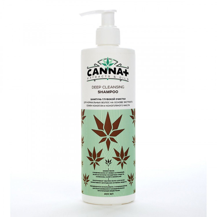 Шампунь глубокой очистки Canna+ Deep Cleansing Shampoo - 400 мл. 