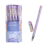 Ручка шариковая HappyWrite  My Sweet.Зефирки , 0,5 мм, синие чернила