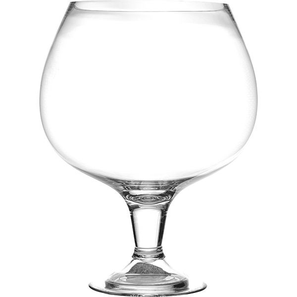 Ваза-бокал;стекло;10л;D=17,H=34,5см;прозр. 