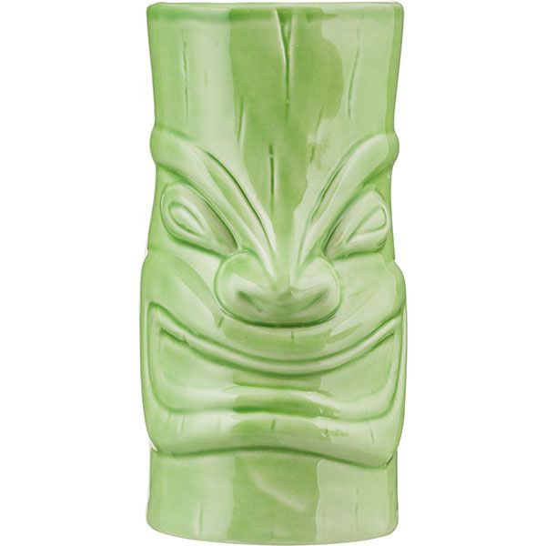 Стакан для коктейлей «Тики»;керамика;350мл;D=79,H=148мм;зелен. 