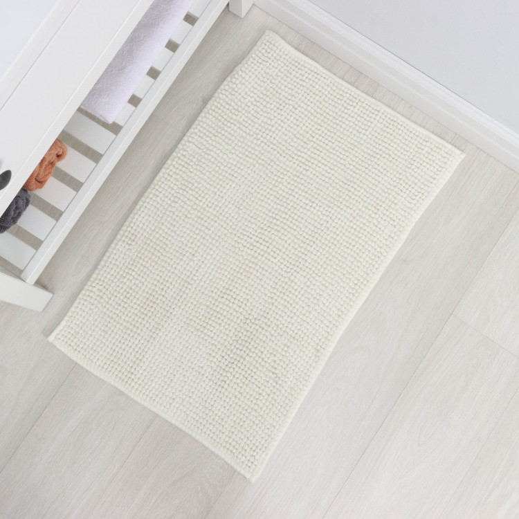 Молочный противоскользящий коврик LaDоm (50х80 см) 