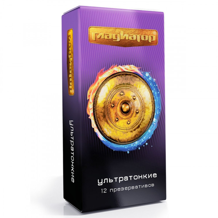 Презервативы  Гладиатор Ультратонкие  - 12 шт. 