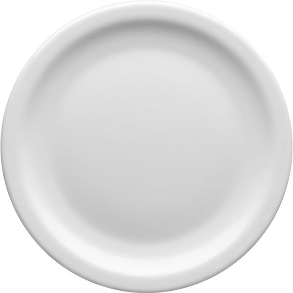 Белая тарелка «Отельер» (диаметр 25,5 см) 