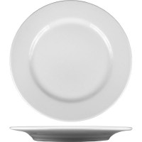 Белая тарелка «Тренд» (диаметр 22,5 см)