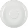 Блюдце «Белая» Принц;фарфор;D=120,H=17мм;белый