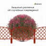 Коричневое декоративное ограждение (44х35 см) - 5 шт.