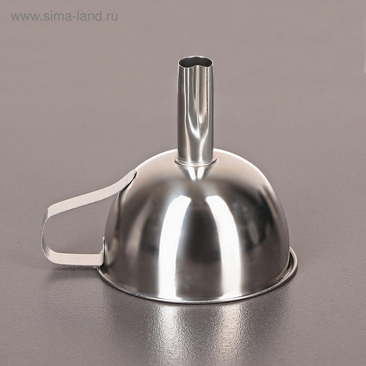 Воронка из нержавеющей стали, d=11 см, с ручкой 