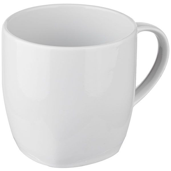 Кружка «Квадро»;фарфор;400мл;D=94,H=94,L=125мм;белый 