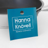 Сковорода из нержавеющей стали Hanna Knövell, d=22 см, h=5,5 см, толщина стенки 0,6 мм, длина ручки 21,5 см, антипригарное покрытие, индукция